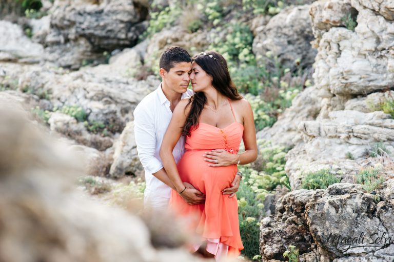 Séance photo grossesse et Céline et Amin à St jean Cap Ferrat