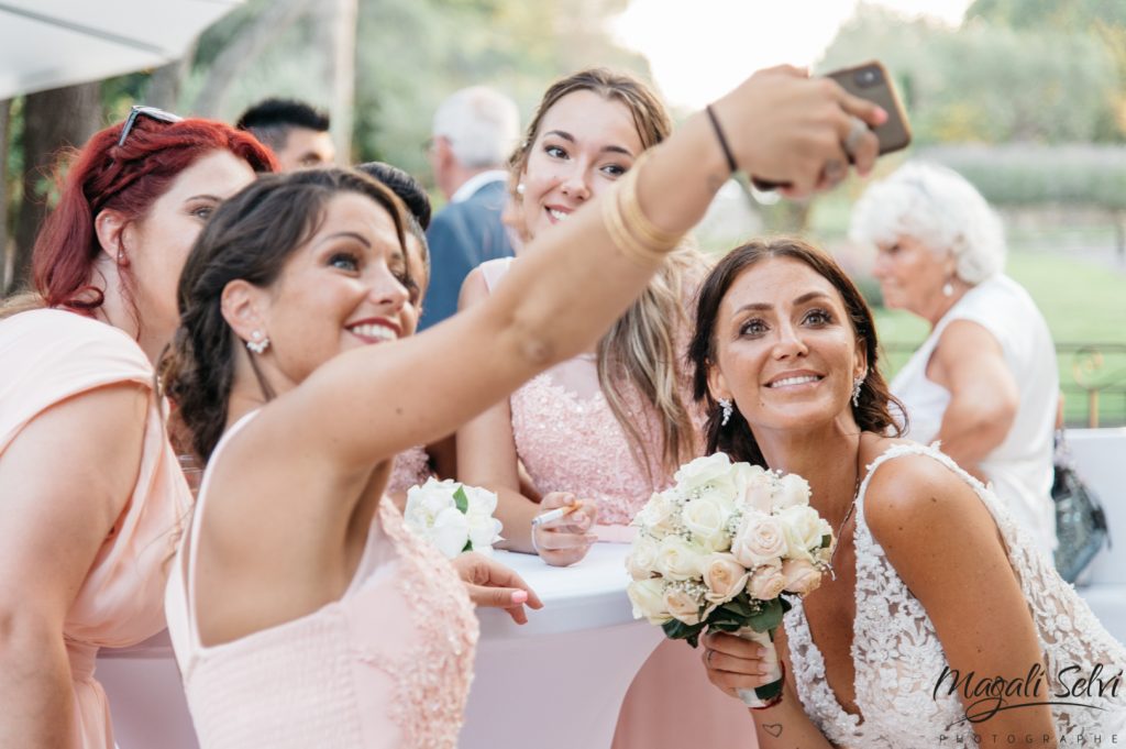 Photo de groupe mariage