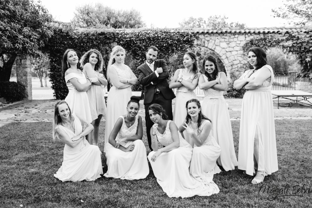 Photo de groupe mariage