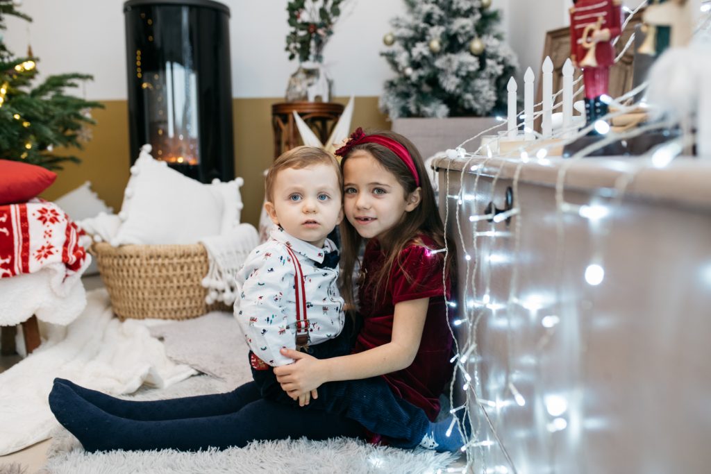 Photo de Noël enfant alpes maritimes