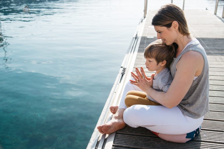 Séance photo famille et Yoga sur la Côte d’Azur