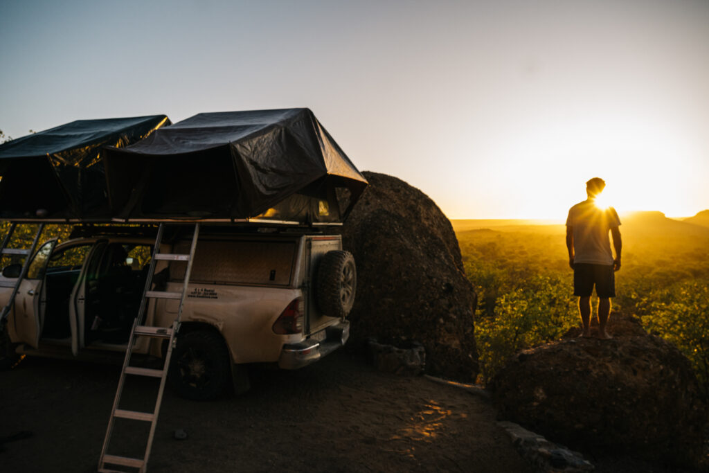 Campsite Damaraland Namibie