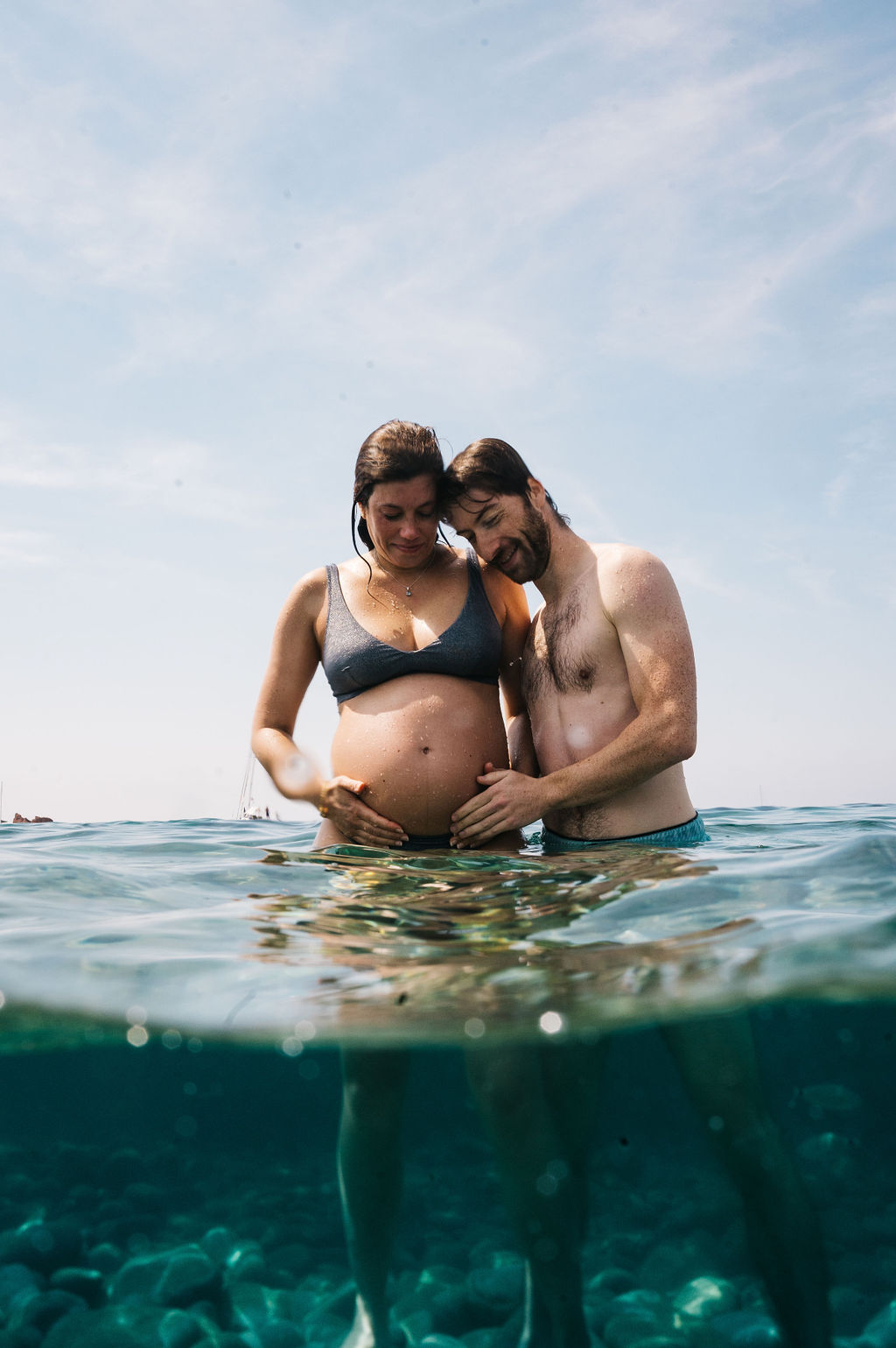 seance photo dans l'eau french riviera - photographe underwater saint jean cap ferrat - magali selvi